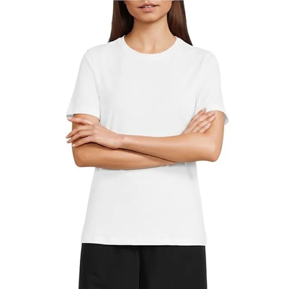 New with tags! Le’ AL.X Organic Cotton Knit Crew Neck Short Sleeve Tee Shirt